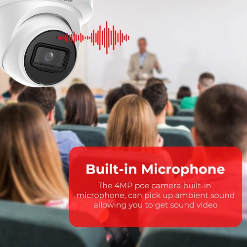 Dahua IPC-HDW2841TM-S 4K Wizsense Starlight IR MIC 8MP IP Camera SMD Plus 130 dB - Picture 12 of 24