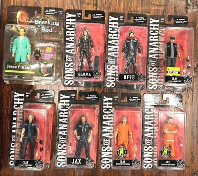 Sons of Anarchy Jax SOA - Breaking Bad Jesse Exclusive 2014 Figures Mezco U Pick