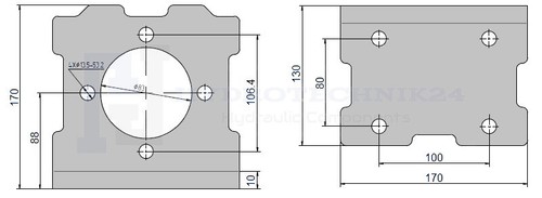 Motor hidráulico motor gerotor motor de aceite BMR 25-400 similar variantes SMR BMP OMP EMP EMP - Imagen 13 de 14