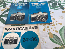 3x Instruction Praktica MTL5 B Praktica MTL3 Praktica Nova B