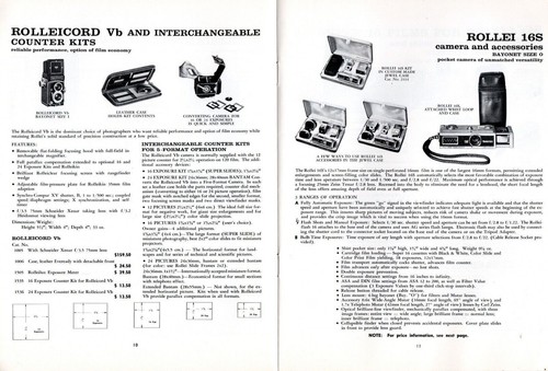 Rollei/Honeywell Buyers Guide 32 pages, 1967 - Picture 7 of 7