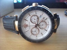 Versace Men's "Mystique" Rose Gold Ion-Plated Watch