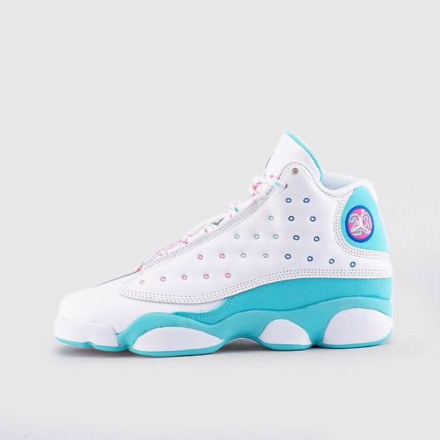 kids jordan retro 13 aurora green