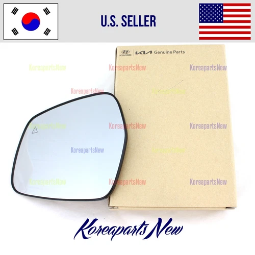 Mirror GLASS Holder Left DRIVER Side HTD + BSD  ⭐GENUINE⭐ Kia Carnival 2022-2024