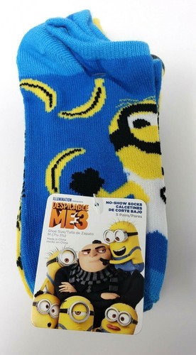 Despicable ME3 5-Pair Socks M 7.5-3.5 - Picture 2 of 2