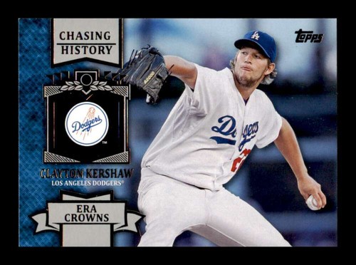 2013 Topps Update Chasing History Clayton Kershaw #CH-129 Los Angeles Dodgers - Picture 1 of 2