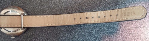 Carino orologio al quarzo donna finta pelle di serpente Accutime lunetta cristallo ghiacciato - Foto 6 di 10