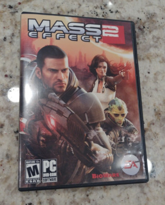 Mass Effect 2 (PC Game DVD-ROM, 2010) Disc with Manual