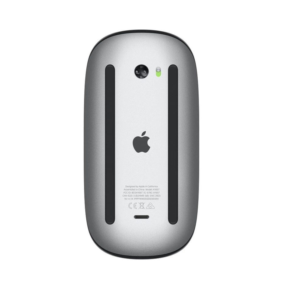Apple Rechargeable Wireless Black Magic Mouse Multi-Touch Surface USB-C Port - Image 3 of 4