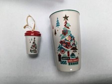 Disney Parks Starbucks Christmas Tumbler And Ornament Tumbler