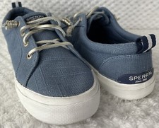 Sperry Women's Pier Wave LTT Shimmer Blue 9W