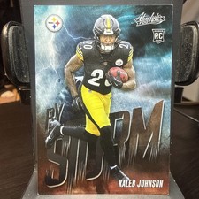 2025 Panini Absolute - By Storm Kaleb Johnson #8 (RC) (pre-owned #2010)