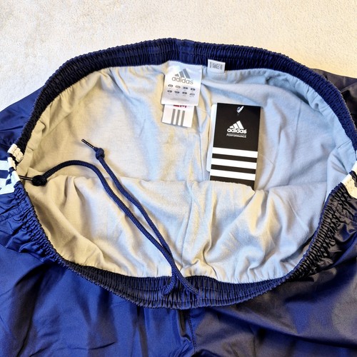 Adidas NWT White Striped Track Pants Joggers Navy Blue Size XL - Picture 8 of 11