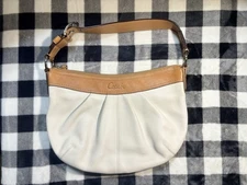 Coach Large White Hobo Purse No.  F13731 White Camel