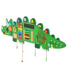 Dinosaur Activity Wall Busy Board Panels 11 Activities Sensory Wall Panel