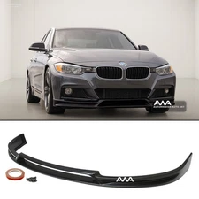 For 12-15 BMW F30 Sedan 3D Style PU Front Body Bumper Lip Splitter Kit Spoiler