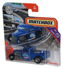Matchbox Mbx Highway 2019 Blue 1935 Ford Pickup Car 51100 - Short Card Matchbox Mbx Highway 2019 Blue 1935 Ford Pickup Car 51100 - Short Card