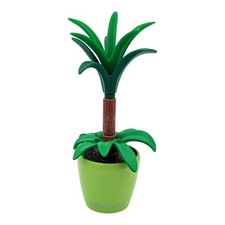Playmobil large green pot plant bush city shop flower