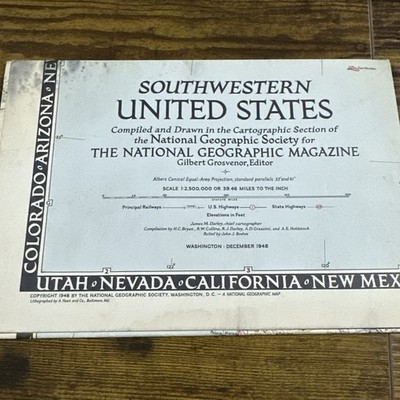 21x Vintage collection of National Geographic Magazine Maps -1930/40 s 
