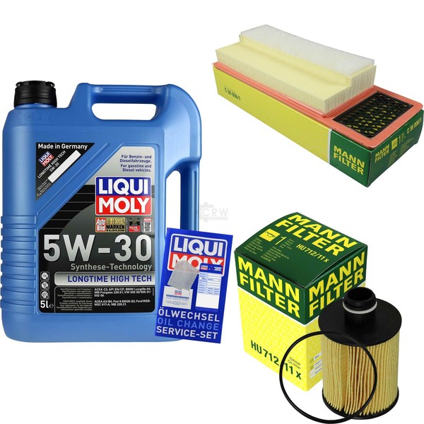 Inspektionskit Filter Liqui Moly ÖL 5L 5W-30 FüR Ford Ka RU8 1.3 Tdci-image