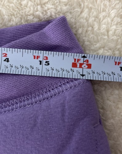 NWT Land's End Sherpa Fleece Lined Jogger Sweatpants Winter Purple Girls - XXL H - Picture 5 of 6