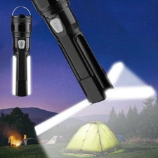 Foldable LED Camping Lamp USB Rechargeable Tent Light Flashlight Hiking Lantern