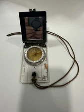 SILVA Type 15T  "The Ranger" Vintage Navigation Compass w/ Cord Made in Sweden