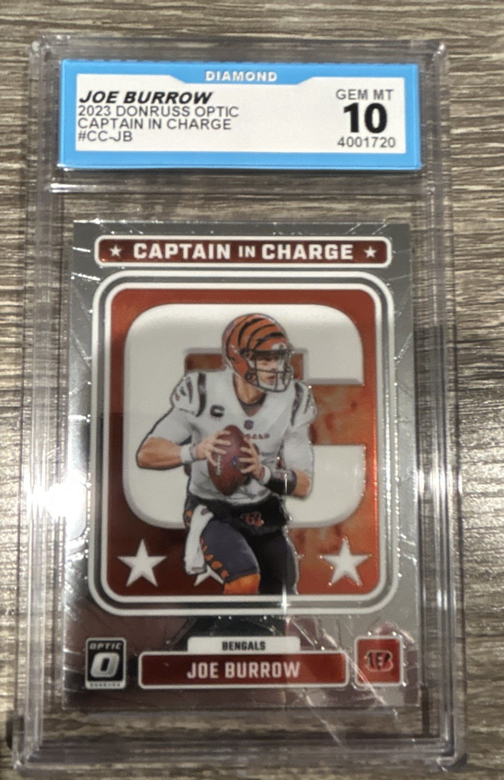 2023 Panini Donruss Optic - Captain in Charge Joe Burrow #CC-JB