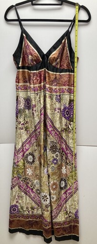 ECI Women’s Floral Sleeveless Strap Maxi Dress Size 6 Boho Beach Resortwear - Picture 7 of 10