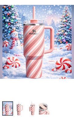  NWT Stanley 40oz StainlessSteel H2.0 FlowState Quencher Tumbler StrawberryTwist