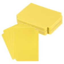 Trading Card Dividers 3.7x2.8 inch,50 Pack Plastic Page Dividers,Yellow