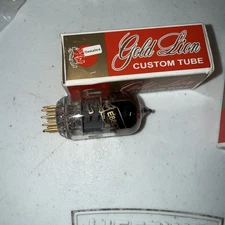 TUBE GENALEX E88CC/6922 GOLD LION GOLD PIN NICE!
