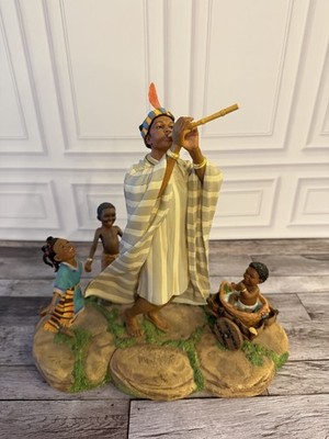 Thomas Blackshear s  Ebony Visions The Enchanted Piper #96001 2003 W/ Bookee