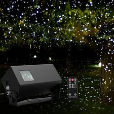 AIRIVO Outdoor Laser Lights Projector, White Laser Fairy Lights Projector