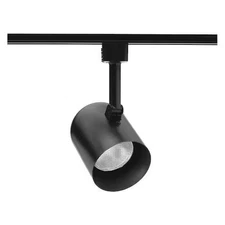 Juno Lighting R500 Bl Track Lighting Head, Cylinder, Blk, 3 1/2In