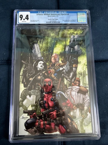 X-Force Killshot Anniversary Special 1 Anacleto Virgin Edition CGC 9.4 Liefeld
