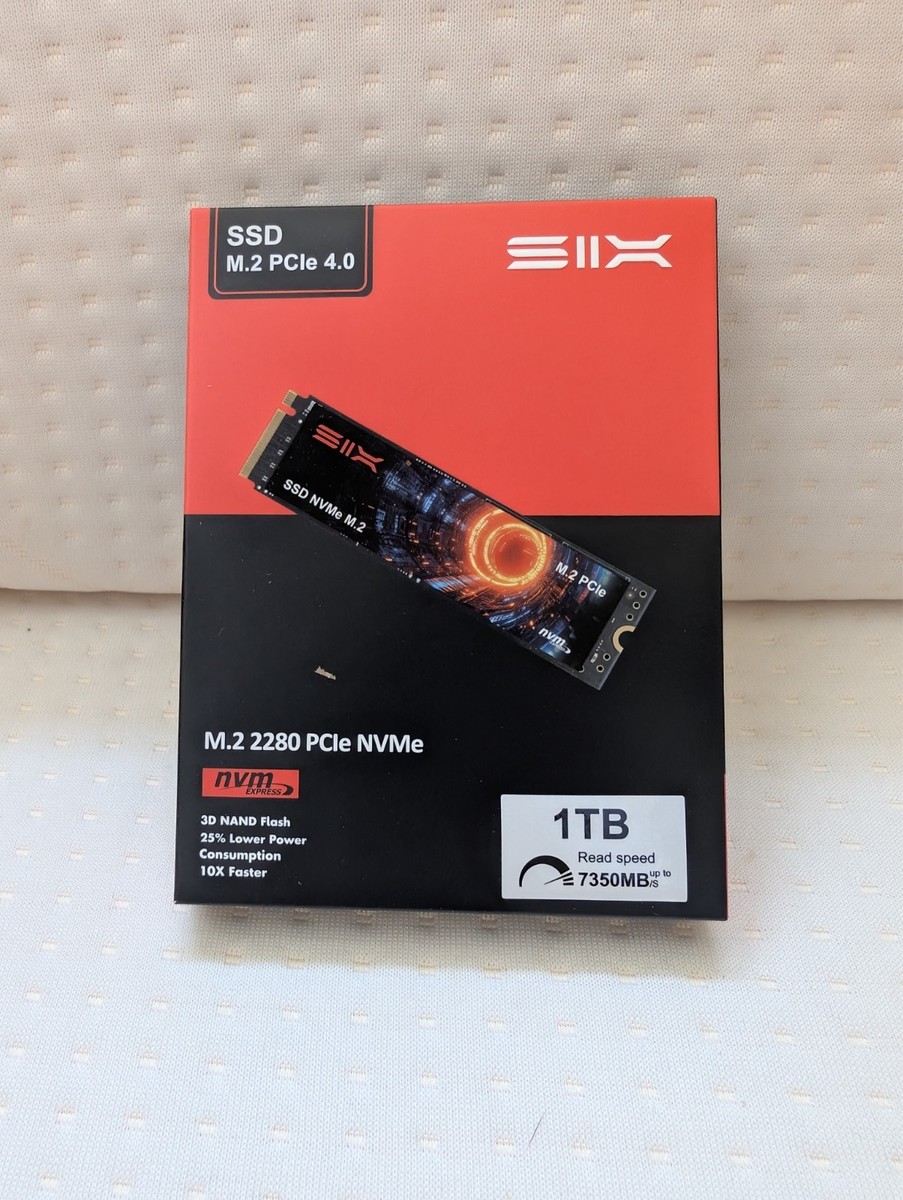 SIX X7400 1TB M.2 NVMe SSD – PCIe Gen4x4 - BLAZING FAST
