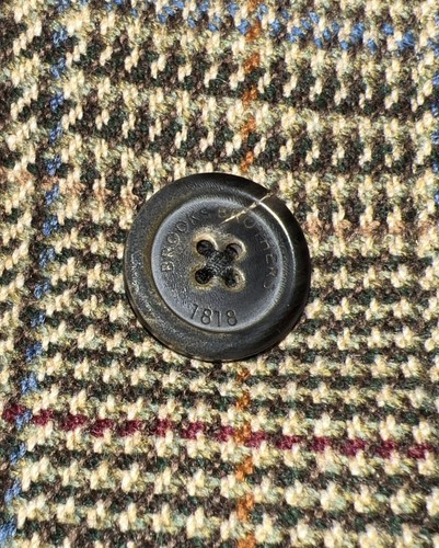 Vintage Brooks Brothers 1818 Outerwear Medium Plaid Chore Lined Coat Preowned - Bild 10 von 16