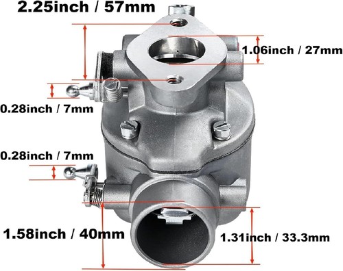 Carburador 8N9510C con Kit de Junta Compatible con Ford 2N 8N 9N 1939-1952 - Imagen 2 de 4