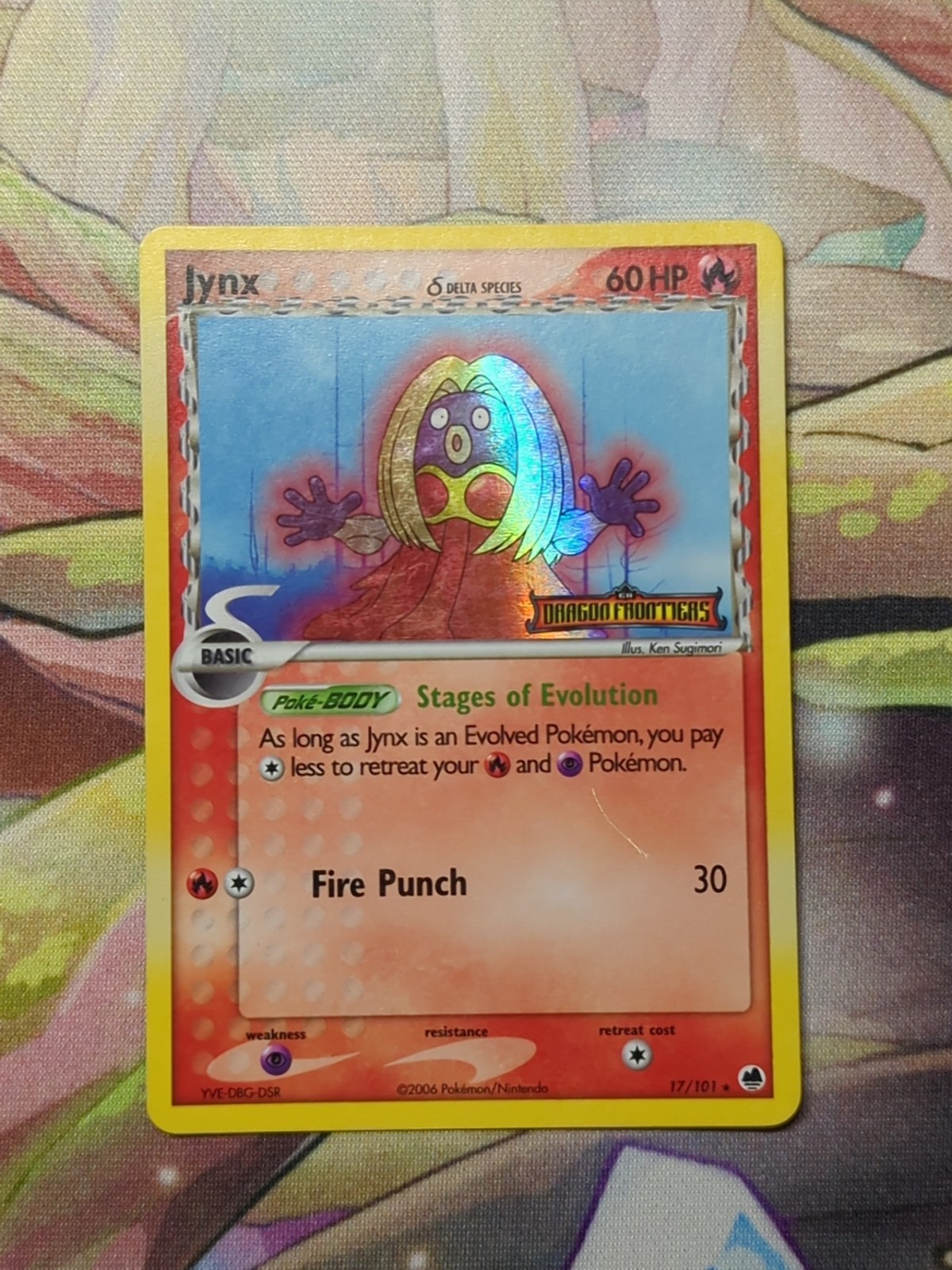 Jynx (Delta Species) 17/101 Dragon Frontiers Reverse Holo LP