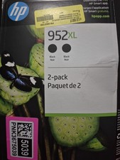HP 952XL N9K29BN Black Ink Cartige - 2 Pieces