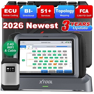 2026 Newest XTOOL IP919 ECU Coding Full System Diagnostic Scanner Topology Map