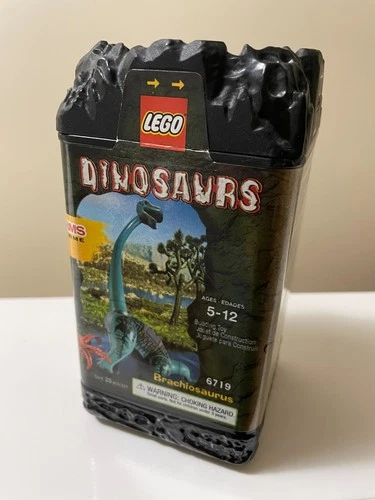 Vintage 2001 Lego Dinosaurs Brachiosaurus 6719 Transforms Retired Complete Set