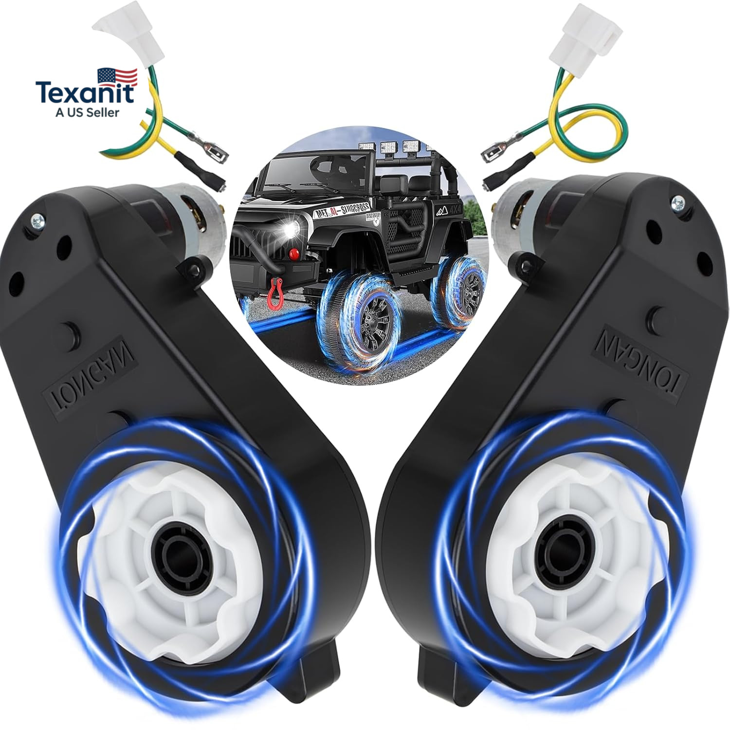24V Motor-50000Rpm for Power Wheels,Rs555 High-Speed Steel Gears Motor Gearbox f