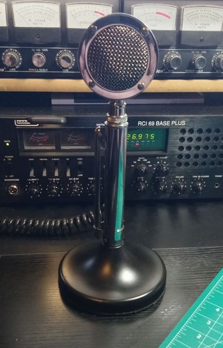 Astatic  Microphone. D-104 Vintage Model Working! (See Video)