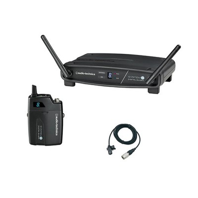 AudioTechnica System 10 24GHz Digital Wireless Lavalier System w MT830CW