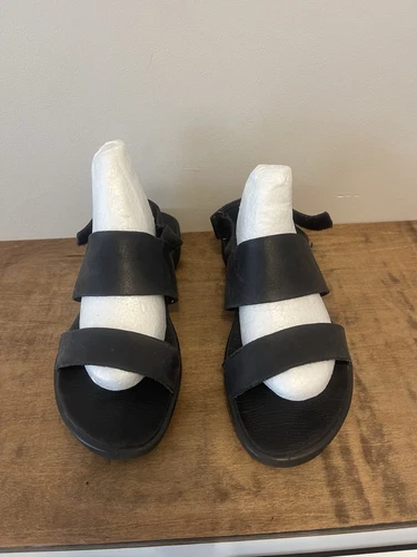 Sandali donna ECCO neri con cinturino usati taglia 38