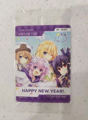 Neptunia Idea Factory Happy New Year #06 Game Start Trading Card IFI Jan 2021