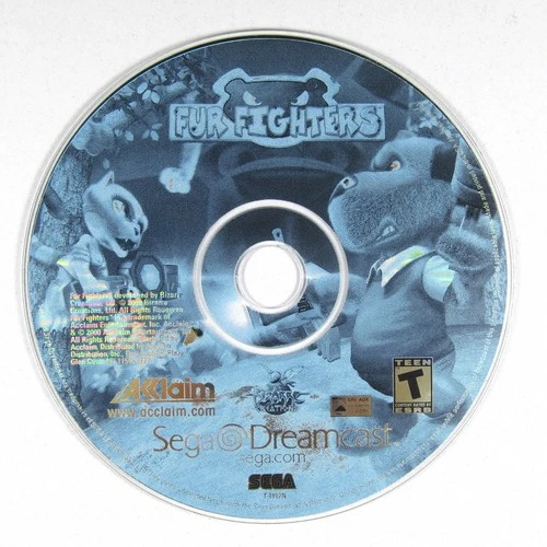 Fur Fighters Sega Dreamcast Authentic Tested Disc Only