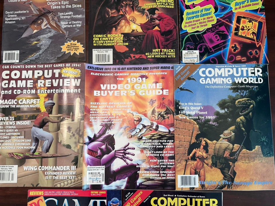Vintage Magazine Lot: Computer Gaming World; PC Games; Gamepros Handheld - Image 3 of 4